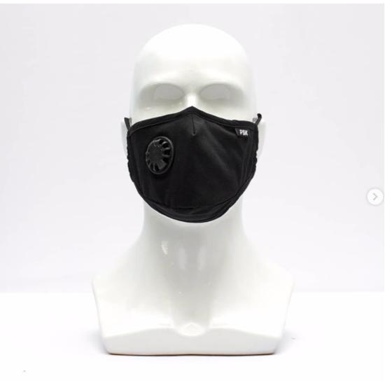 Защитная маска угольная черная